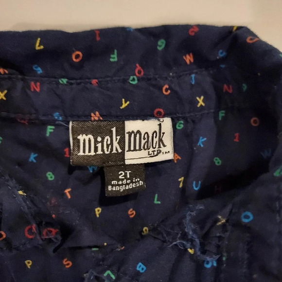 Mick Mack Toddler Boy 2-Piece Short Sleeve and Pant Set in Size 2T - Picture 4 of 7